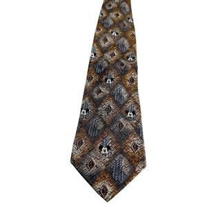Mickey & CO by Atlas Design Sweden Vintage 100% Silk Tie Mickey Mouse Retro